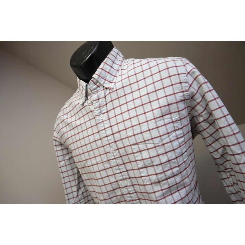 J Crew Flex Dress Shirt Classic Plaid‎ Casual Button Up Long Sleeve Mens Medium